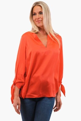 MK tie sleeve top